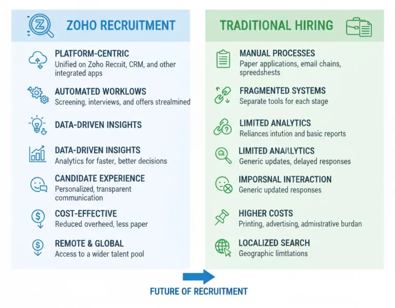 Zoho Recruitment vs Traditional Hiring
