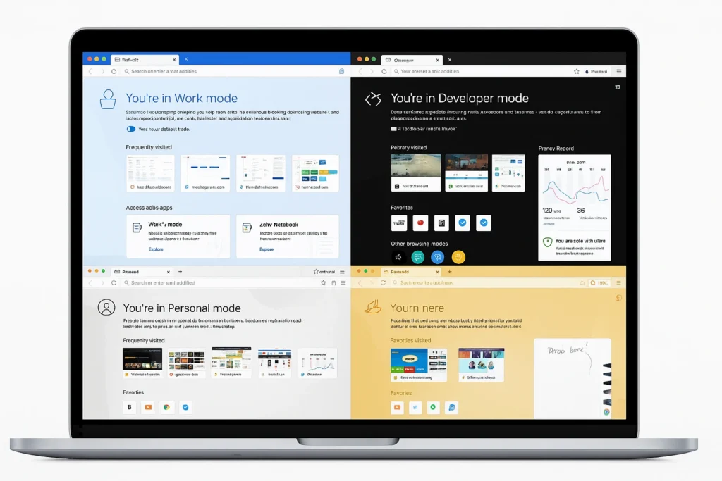 What is Ulaa? A look at the Ulaa browser interface showing browsing modes.