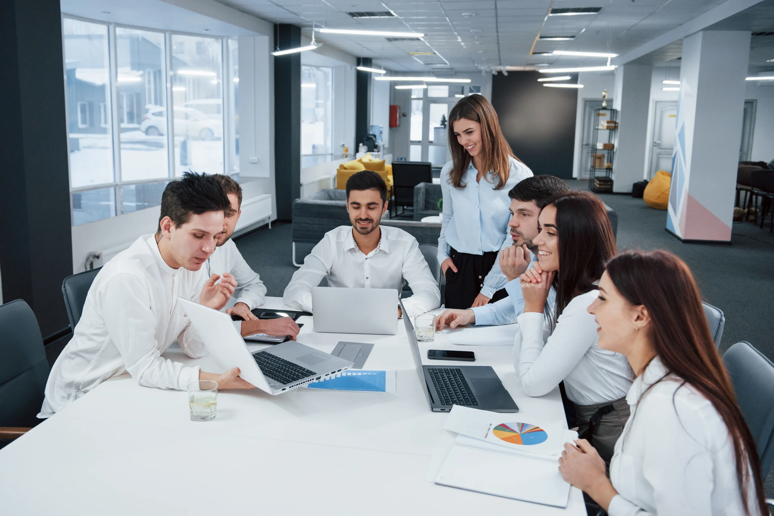 Team conversing in Authorized Zoho Partner Italy
