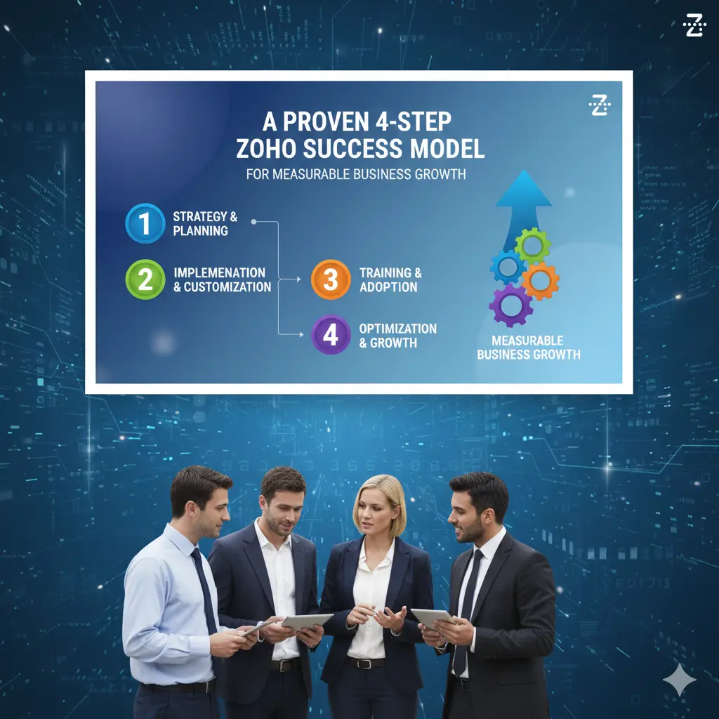 Certified Zoho Partner in Los Angeles providing CRM, automation, and cloud business solutions.