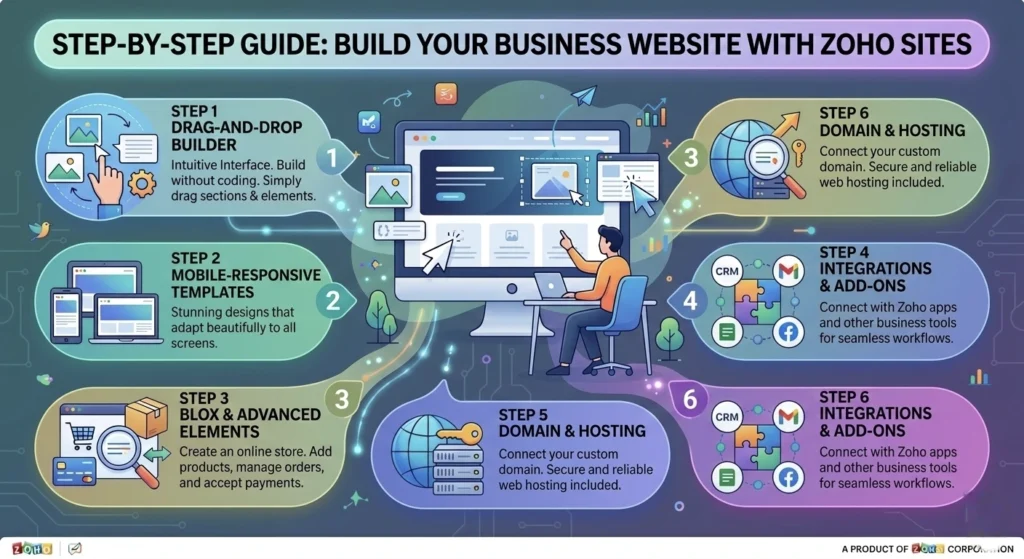 How to Build a Business Website with Zoho Sites